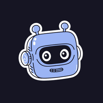 Robor vector illustration. Cartoon icon