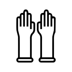 Obraz premium Gloves Icon