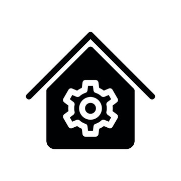 Smart Home Automation Settings House Icon