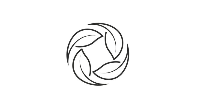 Simple Camera Shutter Icon Design Element.