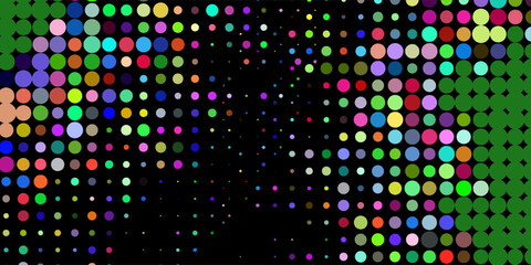 Obraz premium Light BLUE vector layout with circle shapes. Blurred decorative design in abstract style with bubbles. Template for your brand book.