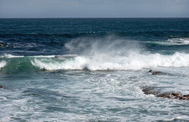 Fototapeta premium View on Atlantic ocean in Fanad Head, County Donegal, Ireland