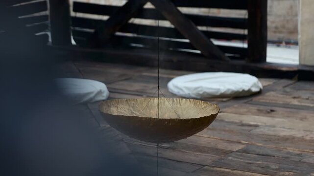 Ancient way of killing mosquitos in Himalayan houses in India. 