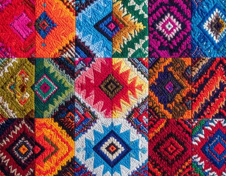 Handwoven Kalinga textile macro fabric texture