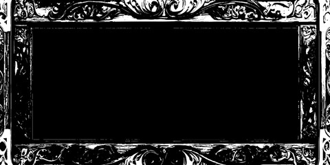 Vector grunge frame for your text