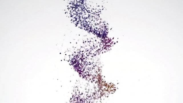 Abstract Shimmering Background Wide Shot