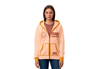 Hoodie Mockup For Women S Apparel