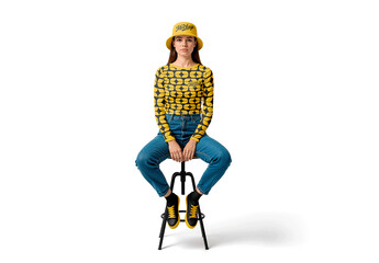 Long Sleeve Shirt And Hat Mockup