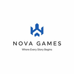 Obraz premium Nova Games Logo Design Element.