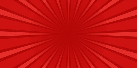 Comic background with red color © Atti