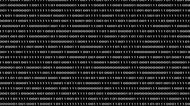 Realistic Binary Code Stream Cascading 0 and 1 up to down animation. abstract data, information, and the digital realm technology and data effect concept. 