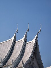 Traditional Roof of a Temple in Pattaya, Thailand