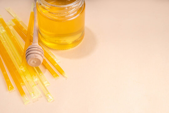 Homemade honey sticks