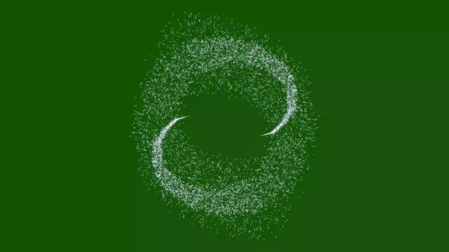4K Glowing Sparkle Trail Animation with White Glitter Stars, Elegant Pixie Dust Burst, Twinkling Light Particles and Seamless Transparent Overlay Effect