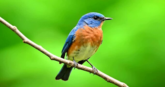 robin on a branch