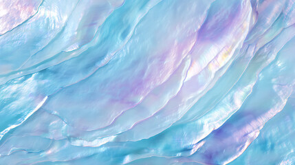 Obraz premium Abstract Pastel Swirls Of Light Blue And Purple Hues
