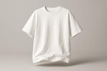 Plain white t-shirt design.