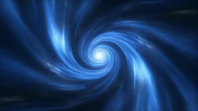 Deep Blue Energy Vortex Spiral Space Portal