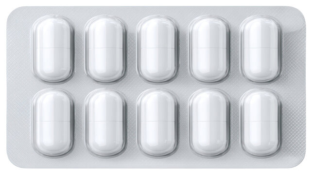 pill baster isolated on white background 