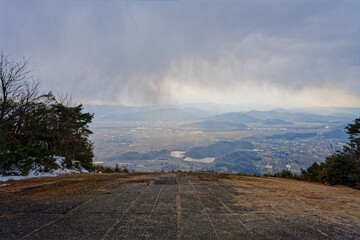 パラグライダーのテイクオフ場