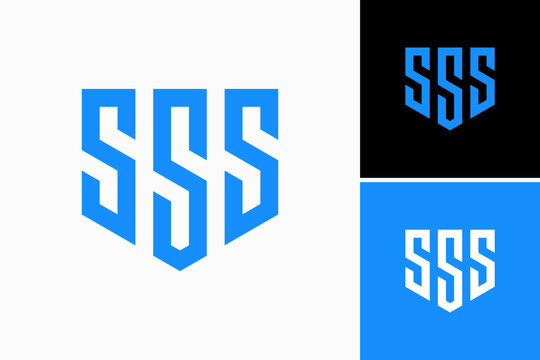 SSS Shield Vector Logo Premium 
