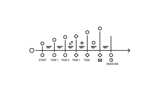 Simple Workflow Flowchart Representation