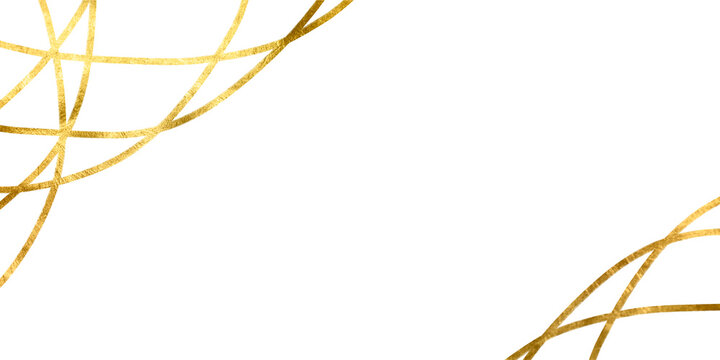 Line Golden stroke,line gold sparkle splatter banner. Gold element Gold Foil Frame Gold brush stroke on transparent background for wedding invitation Gold brush stroke. Gold metallic PNG.