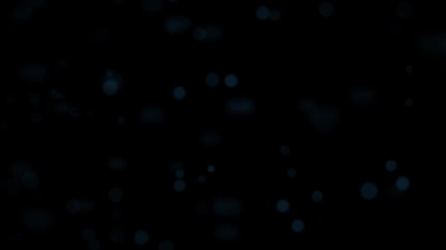 Futuristic data visualization with dynamic blue particles and numbers with Global network connection with data flow