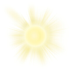 Obraz premium Star Light Lens Flare with Radiant Rays