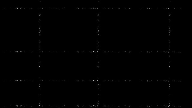 4k VHS Glitch lines,VHS style defects and glitch video effects, featuring line noise and flickering overlays,aged filmstrip effect,Vintage film overlay,analog TV noise,VHS Static noise on black screen