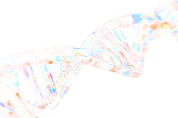 Abstract Model of a Crystalline DNA Strand