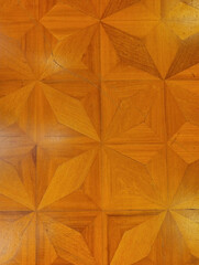 View of an old wooden floor