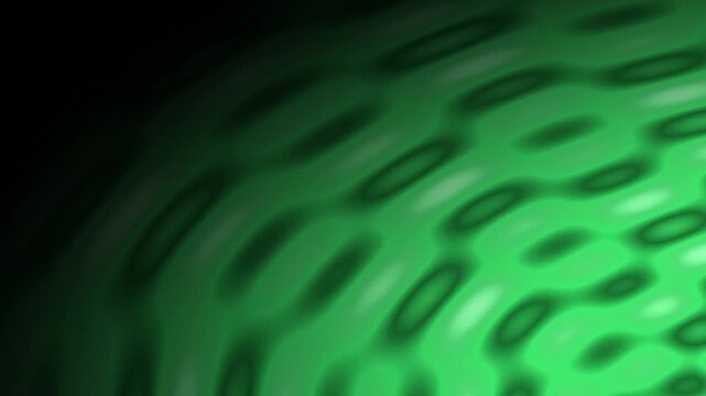 Abstract Green Pattern Flowing Across Dynamic Surface in Bright Room