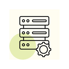 Server Configuration  vector, pixel perfect, illustrator file 
