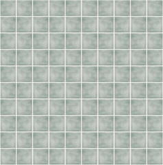 Abstract watercolor geometrical background, retro style seamless pattern in beige and blue tones