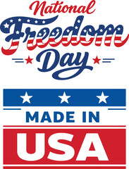 Celebrating national freedom day in the usa