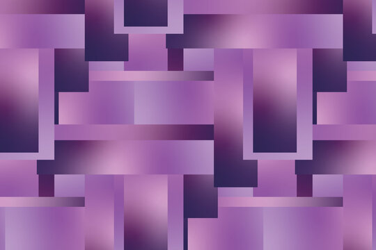 Violet Block Gradient Abstract Vector Artwork