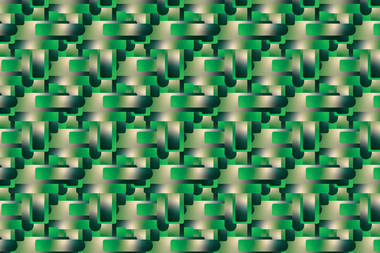 Emerald Weave Gradient Pattern 