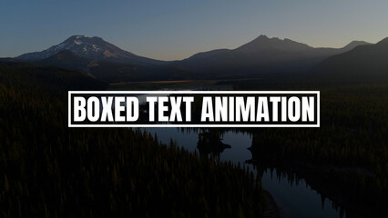 Boxed Text Animation