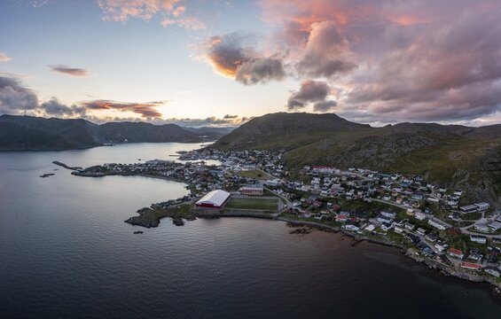 Honningsv&aring;g, Mager&oslash;ya Island, Nordkapp, Troms og Finnmark, Norway