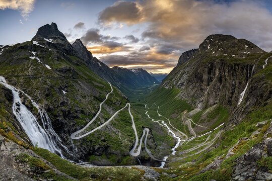Trollstigen Mountain Road, near &Aring;ndalsnes, M&oslash;re og Romsdal, Norway