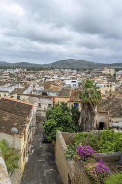 View of Art&aacute; with old houses, Art&aacute;, Majorca, Balearic Islands, Spain