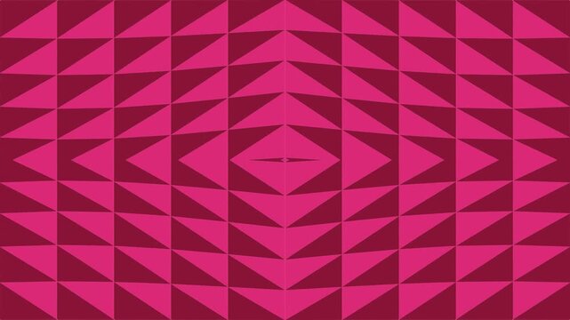 Abstract Geometric Pattern Animation with Vibrant Triangles and Dynamic Symmetrical Shapes.