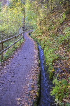 Schenner Waalweg, Schenna, South Tyrol, Italy