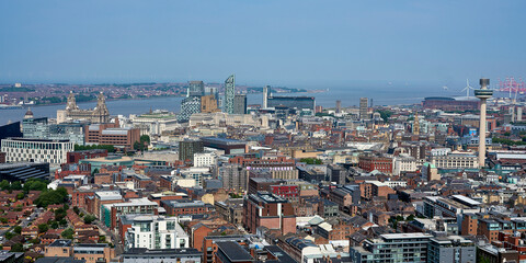 Obraz premium View over Liverpool