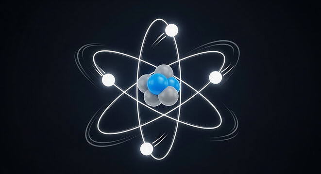 Illuminated atomic structure