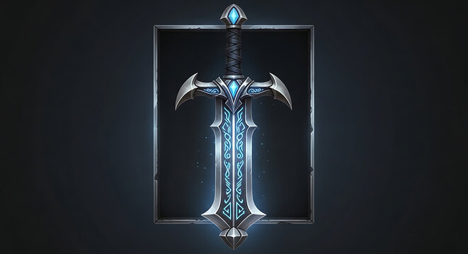 Enchanted sword display