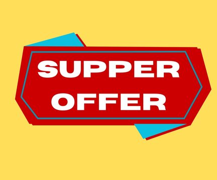 SUPPER OFFER, SUPPER SALE, MEGA OFFER, MEGA SALE, SUPPER OFFER LOGO, SUPPER OFFER ICON