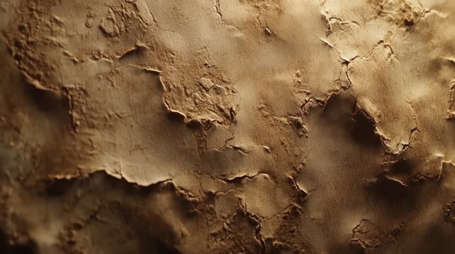 Close-up texture of dry cracked earth with a rough, uneven surface.