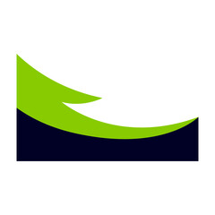 Sport Corner Graphic Design Elements